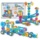 Learning Resources Gears! Gears! Gears! Mega Yapılar, STEM Yapı Seti, &Ccedil;ocuklar i&ccedil;in Dişliler Oyuncakları, 235 Par&ccedil;a, Yaş 4+, 