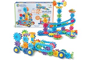 Learning Resources Gears! Gears! Gears! Gigantische Bauwerke, Mint, Zahnrad-Baukasten, 235 Teile, ab 4 Jahren