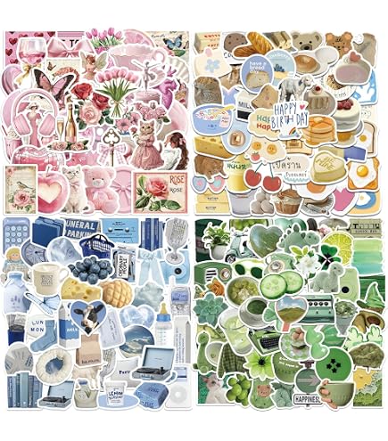 100pcs Autocollants de Fleurs, 100 Motifs Autocollant Floral Autocollants Printemps Autocollant Petites Fleurs pour Bouteille d'Eau Ordinateur Portable Artisanat Scrapbooking Journalisation