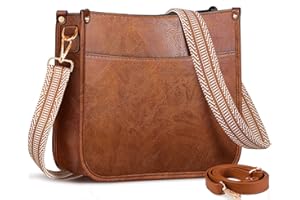 ISEYOU Borsa Tracolla Donna, Borsa a Tracolla in Morbida Pelle PU con Due Spallacci Regolabili Rimovibili Alla Moda, Crossbody Bag per Lavoro Quotidiano, Shopping, Appuntamenti, Viaggi