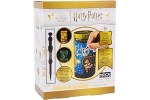 DIAMANTINY - Harry Potter - Wizarding Deco Lampada LED - Attività Crystal Art, Adesivo effetto 3D con Gemme Fluo - cod 21108