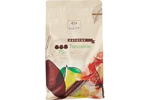 CACAO BARRY 75% Min Cacao Chocolat Tanzanie Pistoles 1 kg