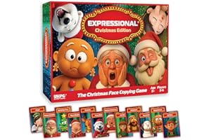 UKPG Christmas Stocking Filler | EXPRESSIONAL – Christmas Edition | FUN FACE COPYING GAME For Children, Family, Kids, Christmas Party, Christmas Family Game, Christmas eve box fillers, Stocking fillers