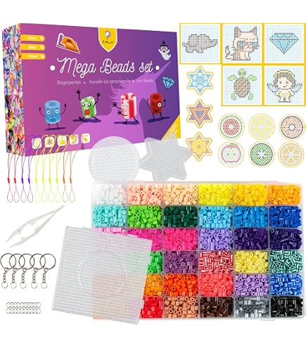 PERLE A REPASSER 4300 Plaque Perle a Repasser 24 Couleurs 5mm Avec PERLE A REPASSER 4300 Plaque Perle a Repasser 24 Couleurs 5mm Avec