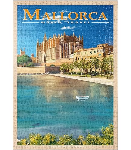 Lais Puzzle Mallorca Cala Figuera Barco España Bahía Balear 1000 Piezas