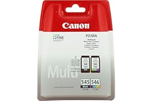 Canon Pack de 2 Cartouches PG 545 / CL 546 : Noir et Couleur (Emballage sécurisé)