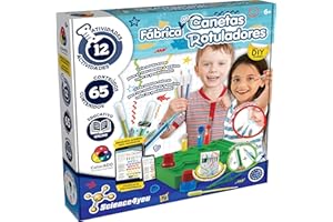 Science4you Fabryka Markerów – Warsztat Długopisów dla Dzieci, 65+ Zawartość, Gry i Zabawki dla Dzieci 6+ lat, Zrób Zmywalne Długopisy, Prezent dla Chłopca i Dziewczynki 5 6 7 8+ lat