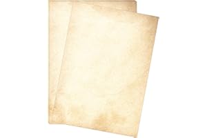 Pusteblume Grusskarten 100 x 120GSM Recycling Blatt altmodisches Briefpapier/Vintage Design Papier DIN A4 Recycling. Ideal für Vintage-Einladungen und Briefe