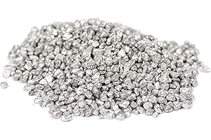 Heku 30332-23: Silver Decorative Granules 750 g in Resealable Tin