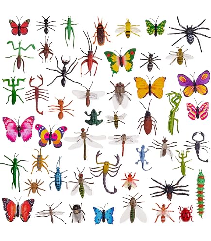 Wild Republic Insekten-Set – 10 Realistische Käfer-Figuren, 8,9–15,2 Cm Groß, Perfekt Zum Spielen