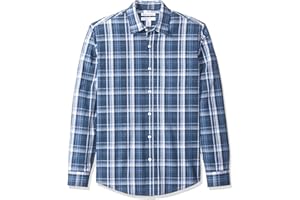 Amazon Essentials Koszula na guziki Mężczyźni Long-sleeve Slim-fit Shirt (1 w zestawie)