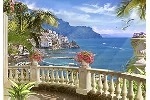 decomonkey - Papier Peint Intissé Paysage 350x256 cm - Panoramique Image XXL Maison Chambre Déco Photo Murale Décorative Tenture Murale pour Appartement Décoration Salon