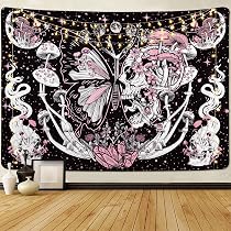 Amiiba Wandteppich "Tiger Und Mädchen" – Dschungel-Motiv, 200x150 Cm, Polyester, Vielseitig Nutzbar