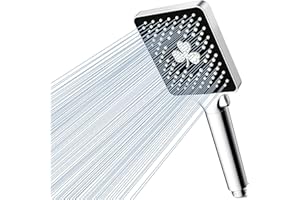 Magichome Shower Head High Pressure, Power Shower Head with 6 Modes, Universal Handheld Showerhead for Low Water Pressure