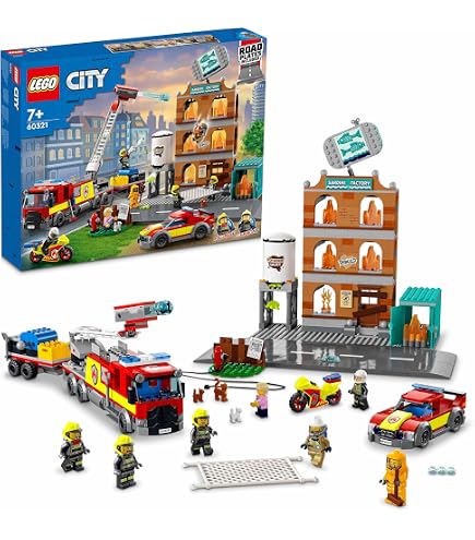 LEGO City Fire Command Unit 60282 Building Kit; Fun Firefighter