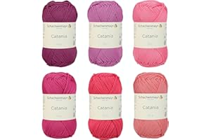 SCHACHENMAYR SINCE 1822 Schachenmayr Catania, Set pink mix 2 Hilos Para Tejer A Mano