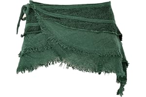 GURU SHOP Goa Cacheur - Minifalda de encaje para mujer, de algodón, faldas alternativas