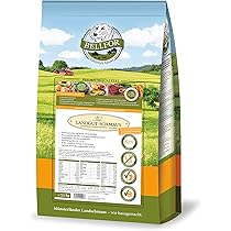 Bellfor Landgut-Schmaus Mini - Hypoallergeen graanvrij droogvoer met insectenproteïne - 7,5 kg - Voor kleine en zeer verteerbare hondenrassen