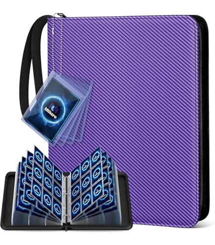 Sammelkartenbinder mit Hüllen, 9 Pocket Card Binder Premium 720 Double Sided Pocket PU Card Collection Binder, Collectible Trading Card Alben Card Folder für MTG, TCG, Sportkarten, Spielkarten Sammelkartenbinder mit Hüllen, 9 Pocket Card Binder Premium 720 Double Sided Pocket PU Card Collection Binder, Collectible Trading Card Alben Card Folder für MTG, TCG, Sportkarten, Spielkarten