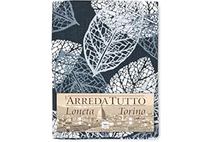 Tex family Telo ARREDO copritutto Gran Foulard COPRILETTO copridivano Tessuto LONETA (Foglia Leaf, 2 Piazze)