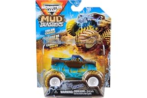 Monster Jam - Samochód Monster Truck MUD metalowe blastery w skali 1:64, zmiana koloru - model losowy - 6072638 - Zabawki dla dzieci - Zabawki dla dzieci 3 lata +