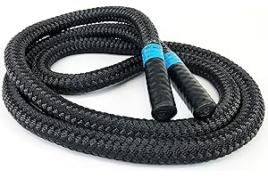 aerobis Battle Jump Rope Heavy Skipping Rope Soft and Flexible High Weight Rope for Strength Endurance Training and as a supplement to Weight Loss Skipping Rope Fitness Rope