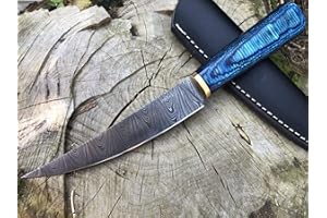 Perkin Coltello da Caccia Damasco con Fodero Sharp BN1000