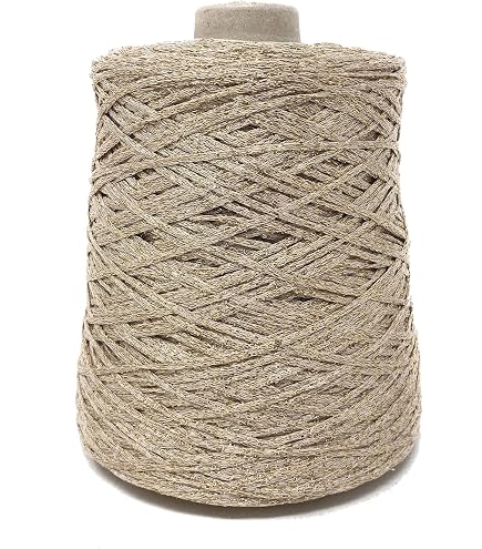 Made Italy Cotone Cablè 4 Per Uncinetto – 100% Cotone Makò Egitto, Bianco, 100g