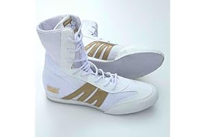 Pro Box Adult Boxing Boots - Black/Gold Senior 7UK - 14UK