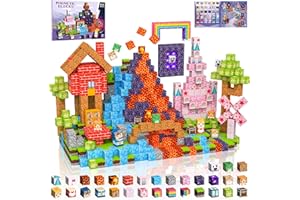 Crifeton Klocki Magnetyczne 150 PCS 2CM, 3+ Zabawki sensoryczne STEM Montessori, Magnetyczne Klocki dla 3 4 5 6 7 8 9 10 11 12 8-12 lat Chłopcy i dziewczynki Prezenty urodzinowe