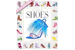 365 Days of Shoes Picture-A-Day Wall Calendar 2024: An Obsessive Extravaganza
