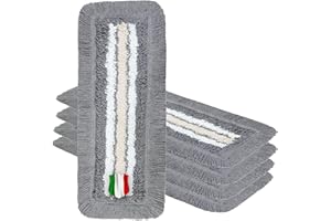 Okaei 5 Pezzi di Fodera per tergipavimenti (50 CM) - Fodera per tergipavimenti con proprietà di Scorrimento ottimali per Un Lavoro ergonomico - Grigio