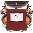 WoodWick Medium Hourglass Scented Candle | Cinnamon Chai | with Crackling Wick | Burn Time: Up to 60 Hours