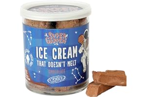 SUPERGARDEN Helado de chocolate liofilizado - Caramelo liofilizado de edición limitada - Comida de astronauta sabrosa y deliciosa y dulces liofilizados de Super Garden (40 g)