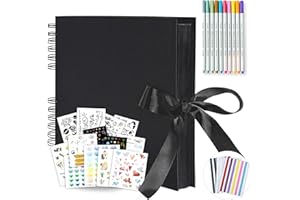 ‎BEMECE bemece Fotoalbum, Fotoalbum zum Selbstgestalten, DIY Fotoalbum 80 Seiten, Hochzeit Valentinstag Geburtstag Abschluss Geschenk