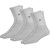 NAVYSPORT Men's Crew Length Cushion Cotton Socks (Pack ...