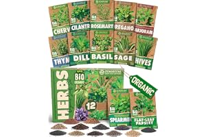 ZenGreens® - Ekologiska Örter Frö Set - 12st.