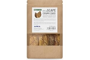 ARKA mySCAPE-CATAPPA Leaves - 8-12 cm / 10 sztuk - naturalny oczyszczacz wody z liści drzewa morskiego do akwariów słodkowodnych, poprawia zdrowie ryb i krewetek
