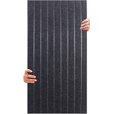 Tink Kendinden Yapışkanlı Akustik Panel, Duvar Ses Yalıtım Paneli, Ses Emici Lambiri Desenli Dekoratif Ke&ccedil;e Panel 45x90 Cm / 