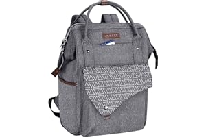 KROSER Laptop Backpack 15.6 Inch Stylish Computer Backpack with USB Charging Port Water-repellent College Daypack Travel Business Work Bag for Women/Men