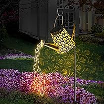 Luci Solari Da Giardino A Fiamma | 4 Lampade LED | Impermeabili IP44 | Con Effetto Fiamma Realistico