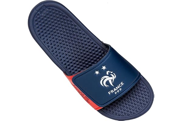 Equipe de France de Football Mules Claquettes FFF - Collection Officielle Taille Homme