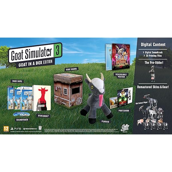 Goat Simulator 3 Goat In A Box Edition PS5 : Amazon.co.uk: PC