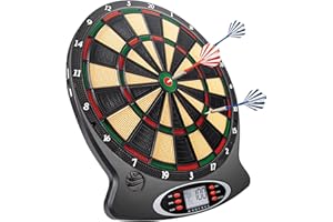 AKTIVE Diana electrónica multijuegos para niños y Adultos, Diana de Dardos Digital de Pared, Juguete Deportivo, Juguete de puntería, Diana de Dardos (43095)