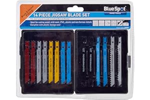 BLUE SPOT TOOLS Blue Spot 19008 Lot de 14 lames pour scie sauteuse