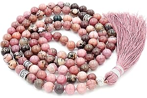 GENERIC Fukugems Tibetan Mala 108 perle collana per uomo donna mala pietra buddista braccialetto meditazione collana