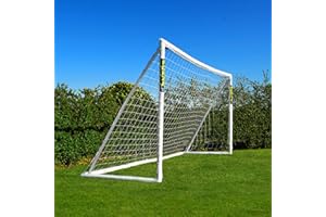 FORZA Football Goal Replacement Nets [NET ONLY] | Heavy-Duty Weatherproof Netting for Football, Futsal, GAA, and Hockey Goals | 10 Size Options | Goal Not Included