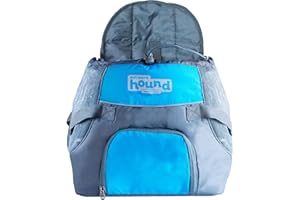 Kyjen 21009 Outward Hound PoochPouch Front Carrier for Dogs Easy Fit Hunde Tragetasche, verstellbar, Größe M, blau