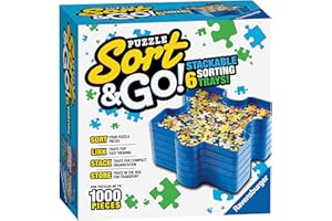 Ravensburger Puzzle Accessory Sorting Trays - Suitable For Jigsaws Up to 1000 Pieces