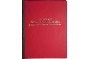 Le Dauphin - Réf. 41791D - 1 Piqûre - Dimensions 31,5 X 24,5 cm -Format vertical - Registre objets mobiliers 80 pages - Couleurs aléatoires, bleu, jaune, rouge, vert